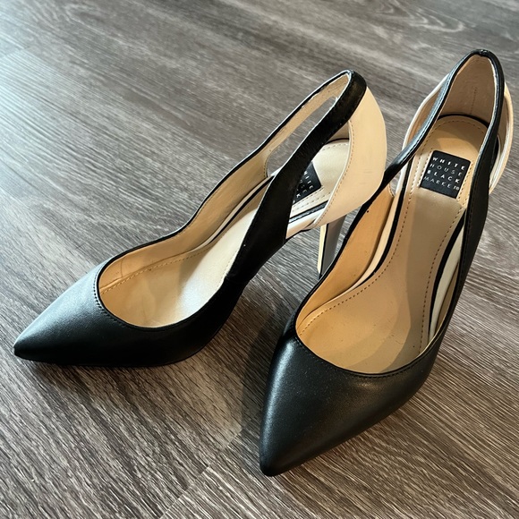 White House Black Market Shoes - WHBM black/white pumps